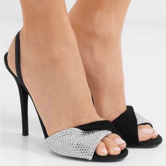 Giuseppe Zanotti Alien 115 Swarovski Crystal Heels - Womens 9.5 US (40.5EU) - Picture 4 of 6